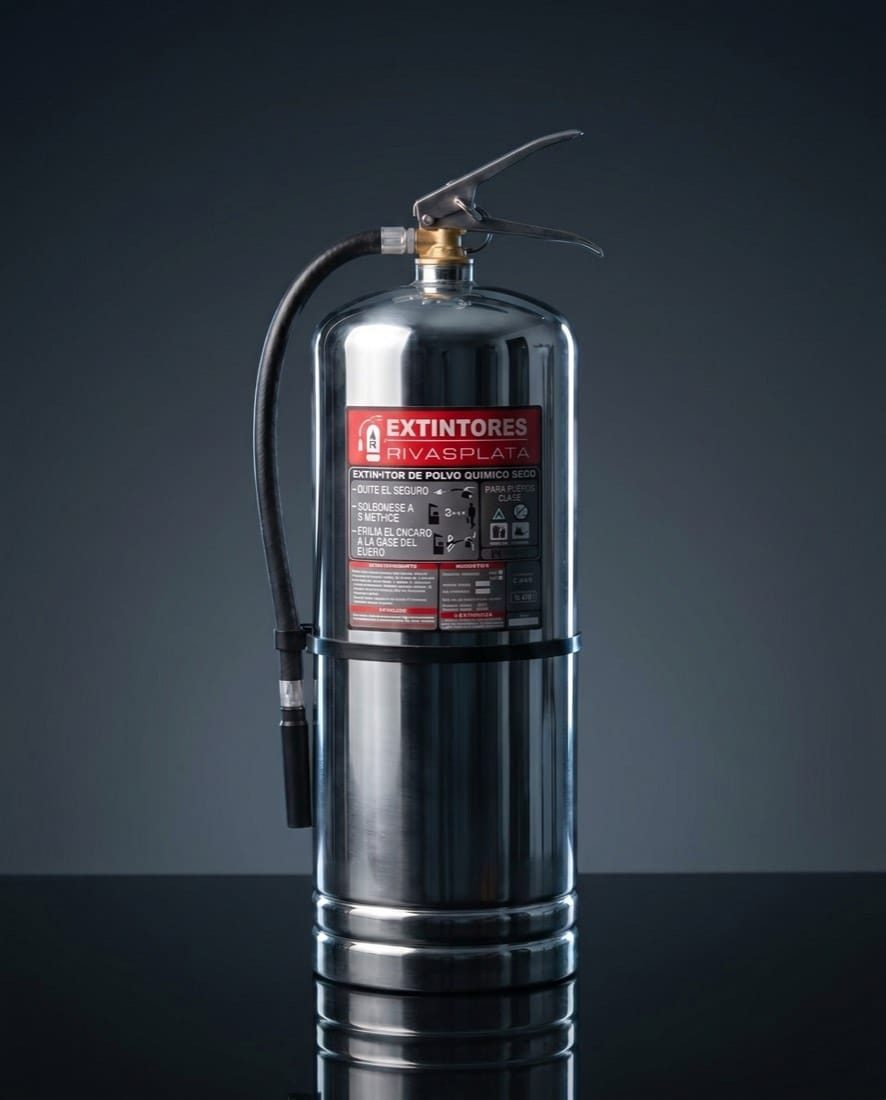 Extintor de acetato de potasio clase K para cocina