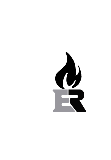 Logo Extintores Rivasplata — extintor con monograma ER